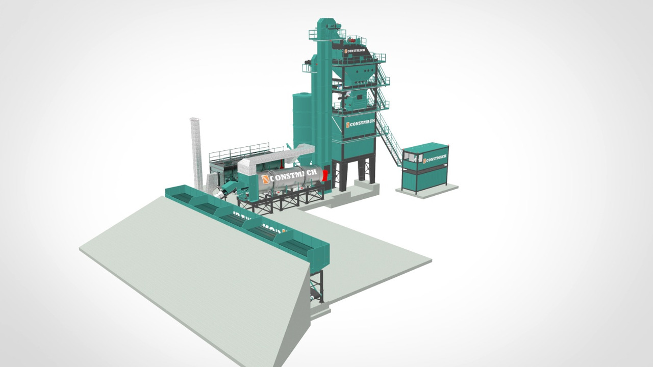 Constmach Centrale D'asphalte Stationnaire Livrée en Stock Garantie 2 ans - Aszfalt növény: 4 kép. Constmach Centrale D'asphalte Stationnaire Livrée en Stock Garantie 2 ans - Aszfalt növény: 4 kép.
