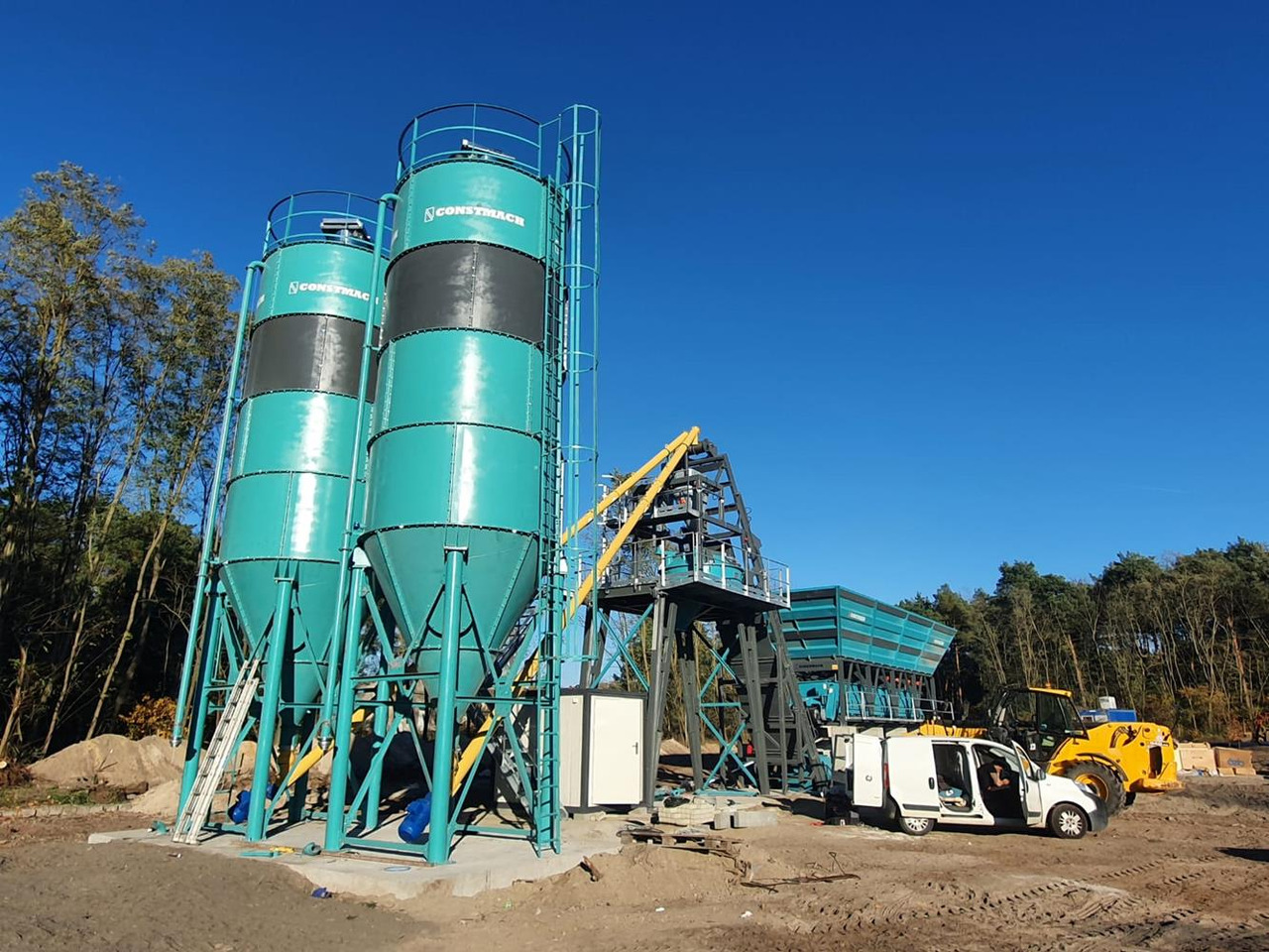 Constmach Centrale à Béton Compacte de 60 m³/h - Betonüzem: 3 kép. Constmach Centrale à Béton Compacte de 60 m³/h - Betonüzem: 3 kép.
