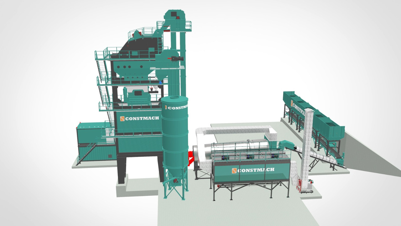 Constmach Centrales D'asphalte Fixes de Type Batch - Aszfalt növény: 4 kép. Constmach Centrales D'asphalte Fixes de Type Batch - Aszfalt növény: 4 kép.