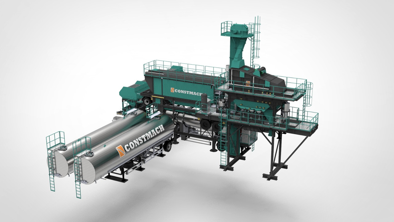 Constmach Mobile Batch Type Asphalt Plants - Aszfalt növény: 3 kép. Constmach Mobile Batch Type Asphalt Plants - Aszfalt növény: 3 kép.