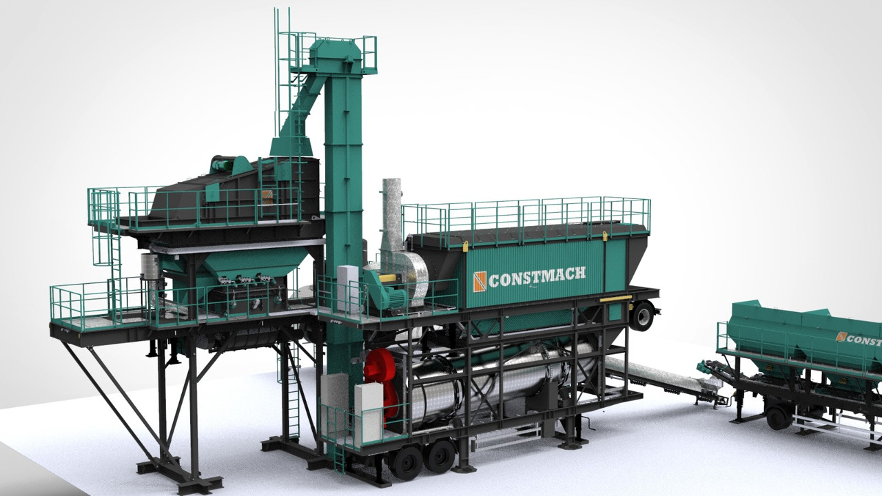 Constmach Mobile Batch Type Asphalt Plants - Aszfalt növény: 4 kép. Constmach Mobile Batch Type Asphalt Plants - Aszfalt növény: 4 kép.