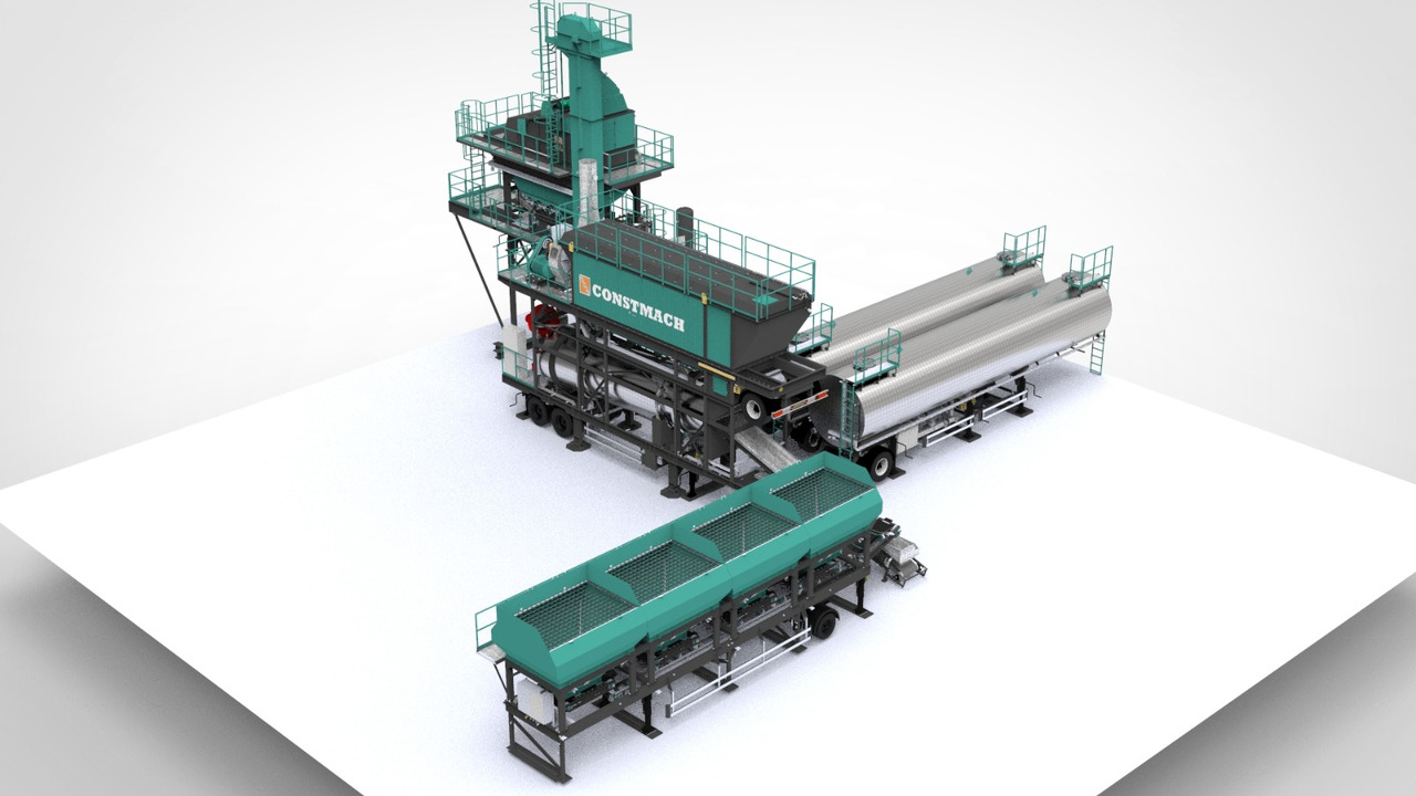Constmach Mobile Batch Type Asphalt Plants - Aszfalt növény: 5 kép. Constmach Mobile Batch Type Asphalt Plants - Aszfalt növény: 5 kép.