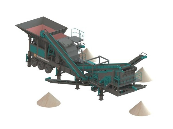 Constmach Mobile Kalkstein Brechanlage mit einer Kapazität von 150-200 Tonnen - Mobil törőgép: 1 kép. Constmach Mobile Kalkstein Brechanlage mit einer Kapazität von 150-200 Tonnen - Mobil törőgép: 1 kép.