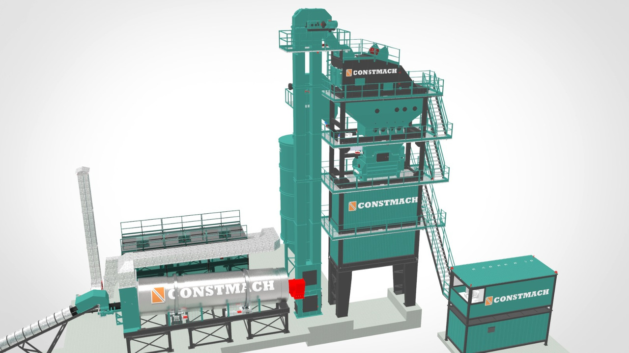 Constmach Stationary Batch Type Asphalt Plants - Aszfalt növény: 4 kép. Constmach Stationary Batch Type Asphalt Plants - Aszfalt növény: 4 kép.