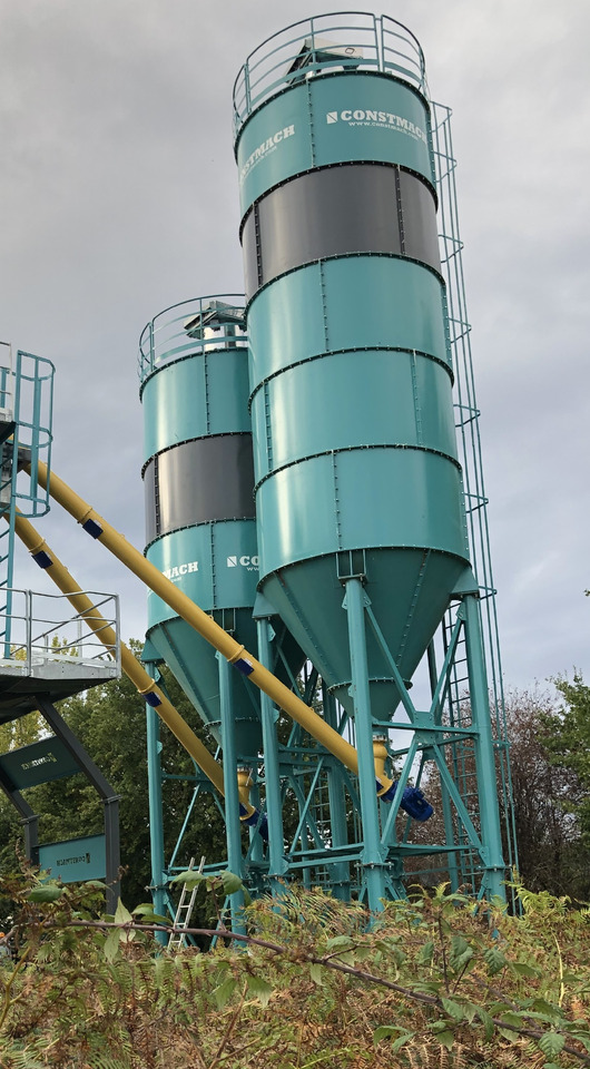 Constmach Zement Silo mit 75 Tonnen Kapazität - Cementsiló: 3 kép. Constmach Zement Silo mit 75 Tonnen Kapazität - Cementsiló: 3 kép.