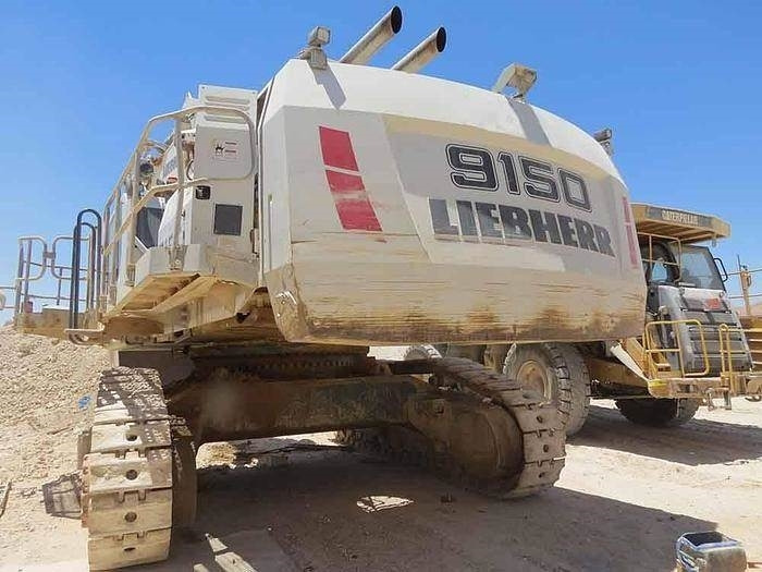Liebherr R9150 - Kotrógép: 4 kép. Liebherr R9150 - Kotrógép: 4 kép.