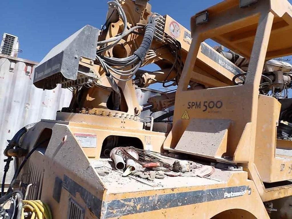 Putzmeister SPM 500 - Betonipari gép: 2 kép. Putzmeister SPM 500 - Betonipari gép: 2 kép.