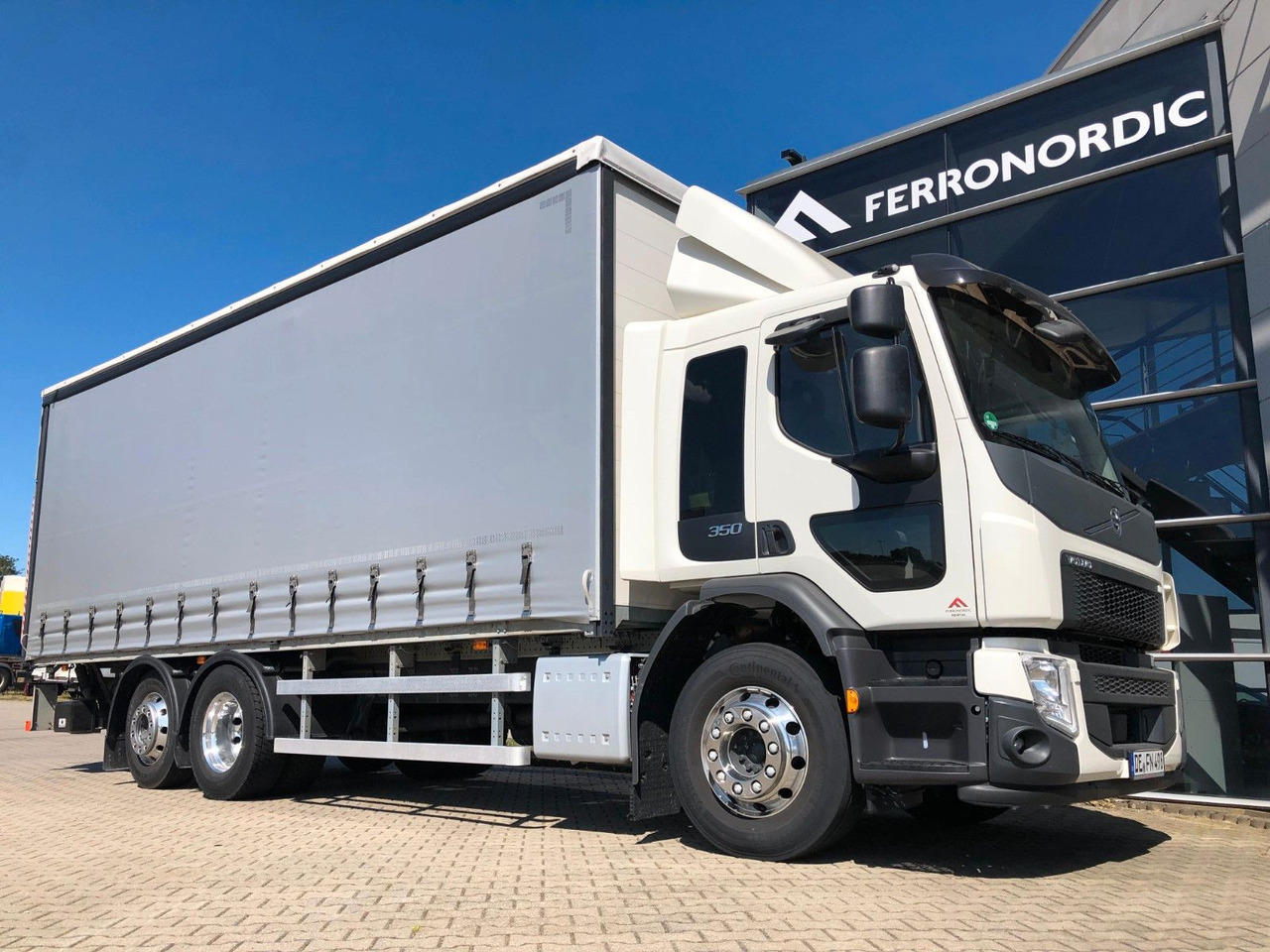 Volvo FE 350 26T 6x2 Lenkachse*ALU*LBW*EDSCHA - Ponyvás teherautó: 3 kép. Volvo FE 350 26T 6x2 Lenkachse*ALU*LBW*EDSCHA - Ponyvás teherautó: 3 kép.
