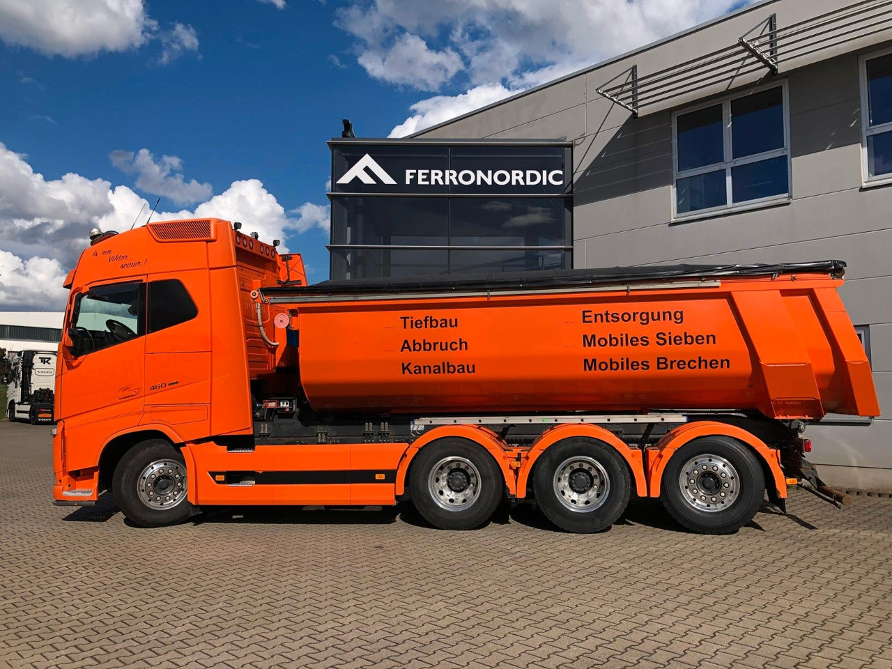 Volvo FH460 8x4 Tridem*Lift+LenkAchse*ALU*AHK*VollLuft - Billenőplatós teherautó: 4 kép. Volvo FH460 8x4 Tridem*Lift+LenkAchse*ALU*AHK*VollLuft - Billenőplatós teherautó: 4 kép.