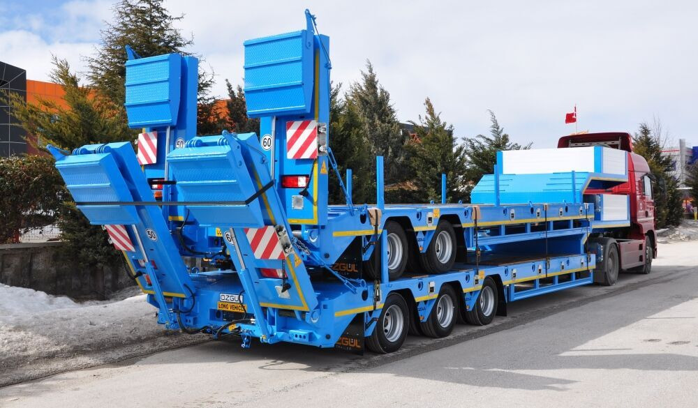 Özgül 2 AXLE LOWBED SEMI TRAILER - Félpótkocsi mélybölcsős: 4 kép. Özgül 2 AXLE LOWBED SEMI TRAILER - Félpótkocsi mélybölcsős: 4 kép.
