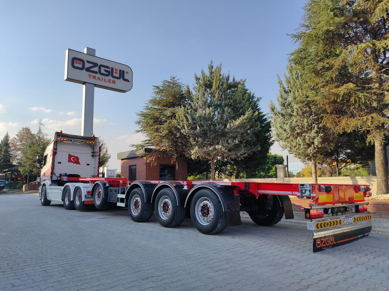 Új Félpótkocsi cserefelépítményes a következők szállításához konténer Özgül 4 AXLE HIGH CUBE CONTAINER CARRIER: 10 kép. Új Félpótkocsi cserefelépítményes a következők szállításához konténer Özgül 4 AXLE HIGH CUBE CONTAINER CARRIER: 10 kép.
