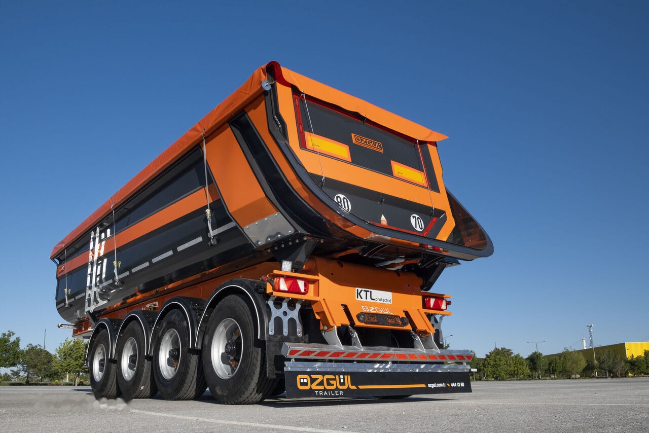 Özgül 4 AXLE TIPPING SEMI TRAILER - Félpótkocsi billenőplatós: 3 kép. Özgül 4 AXLE TIPPING SEMI TRAILER - Félpótkocsi billenőplatós: 3 kép.