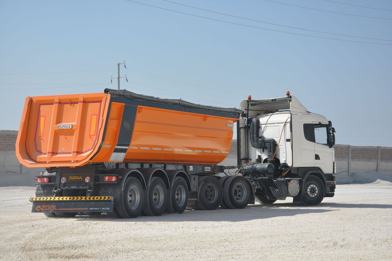 Özgül 4 AXLE TIPPING SEMI TRAILER - Félpótkocsi billenőplatós: 5 kép. Özgül 4 AXLE TIPPING SEMI TRAILER - Félpótkocsi billenőplatós: 5 kép.