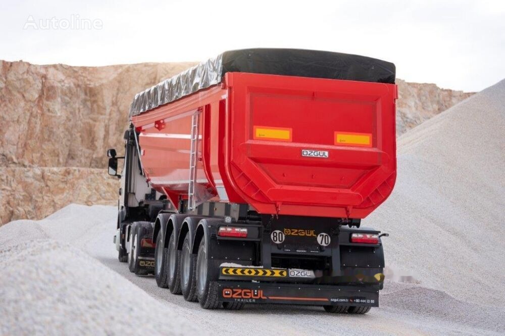 Özgül 4 AXLE TIPPING SEMI TRAILER - Félpótkocsi billenőplatós: 2 kép. Özgül 4 AXLE TIPPING SEMI TRAILER - Félpótkocsi billenőplatós: 2 kép.