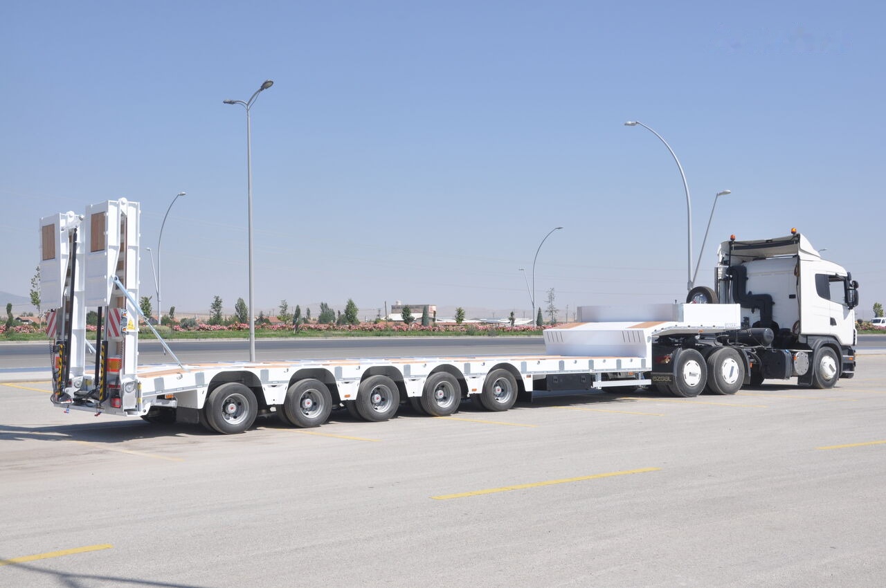 Özgül 5 AXLE LOWBED SEMI TRAILER - Félpótkocsi mélybölcsős: 5 kép. Özgül 5 AXLE LOWBED SEMI TRAILER - Félpótkocsi mélybölcsős: 5 kép.