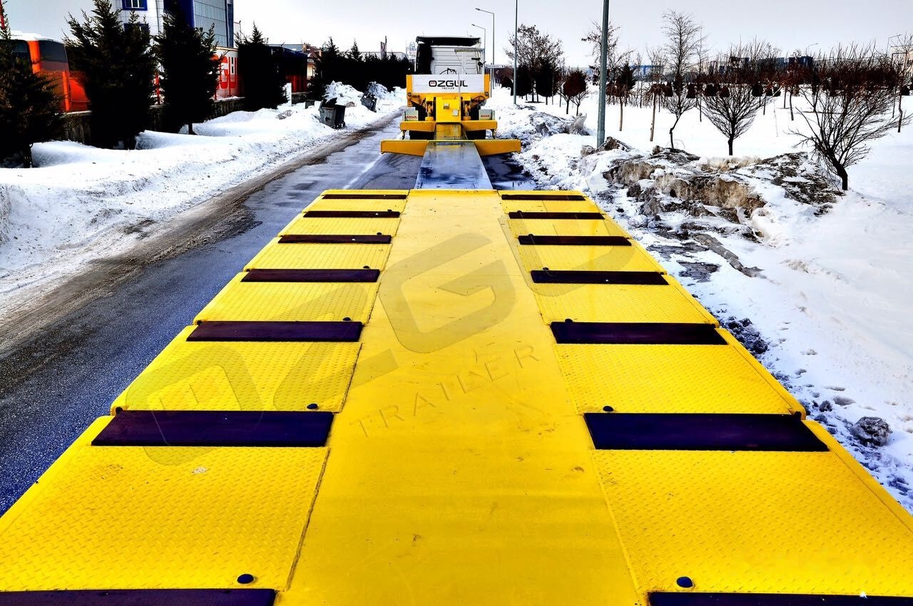 Új Pótkocsi mélybölcsős a következők szállításához nehézgépek Özgül 8 AXLE LOWBED SEMI TRAILER: 14 kép.