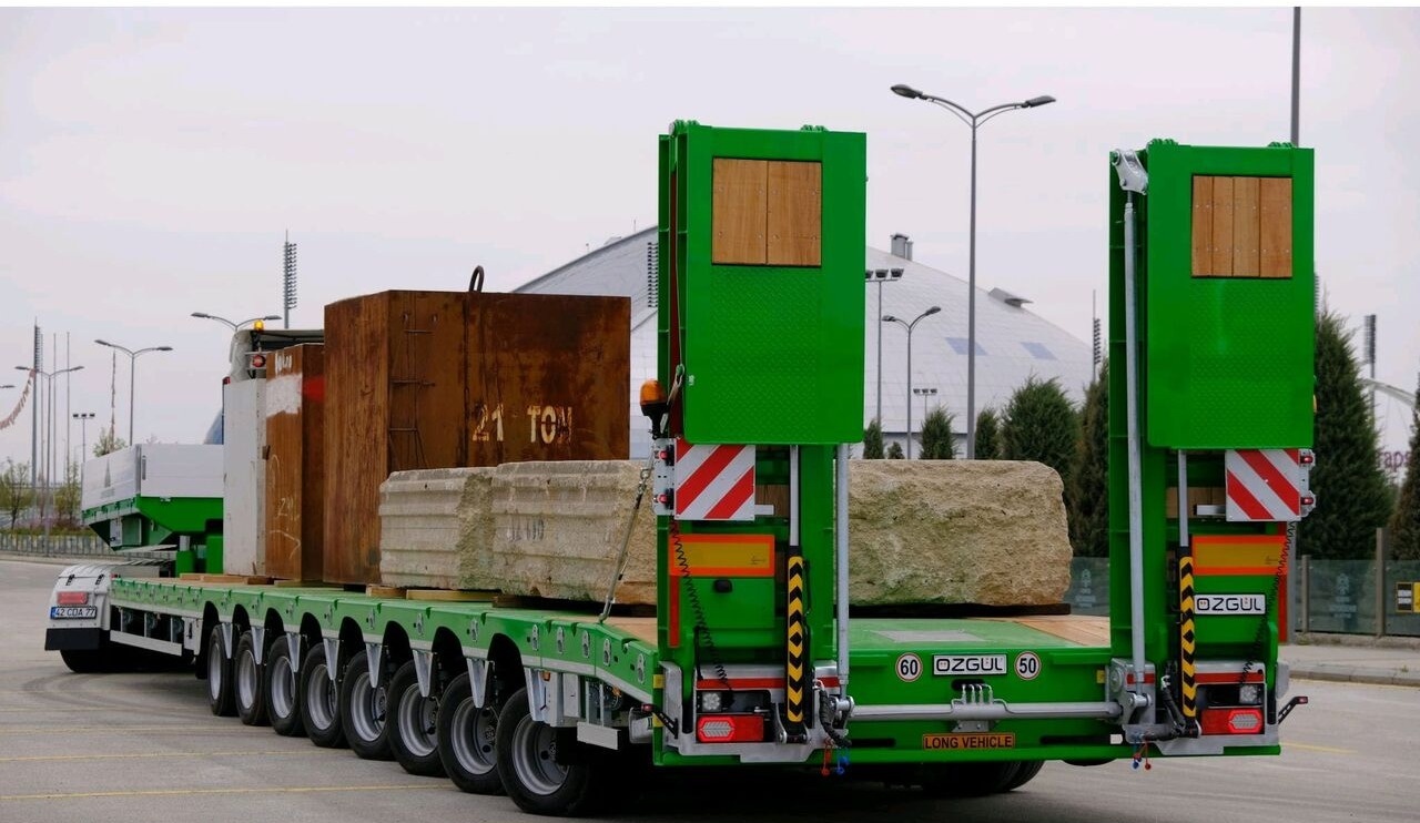 Özgül 8 AXLE LOWBED SEMI TRAILER - Pótkocsi mélybölcsős: 3 kép. Özgül 8 AXLE LOWBED SEMI TRAILER - Pótkocsi mélybölcsős: 3 kép.