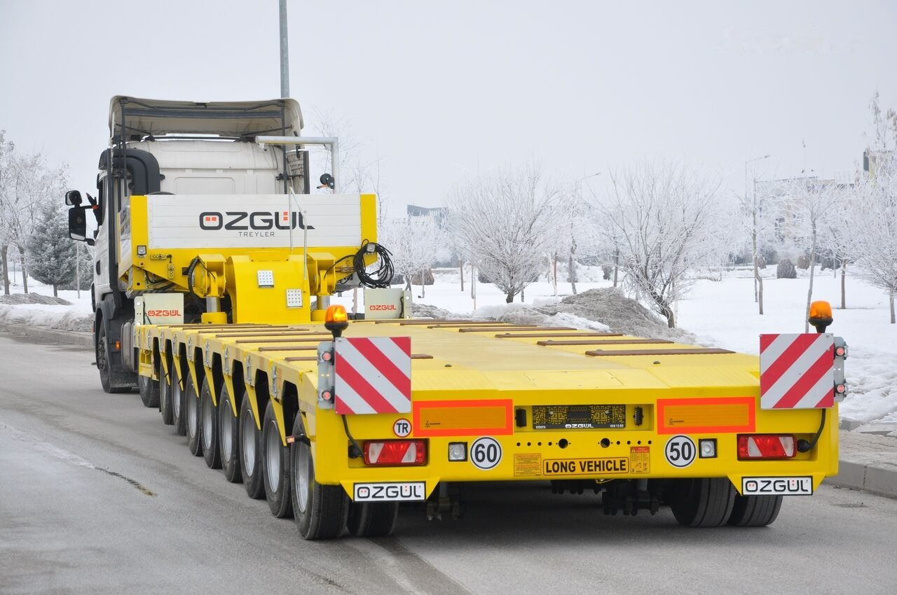 Új Pótkocsi mélybölcsős a következők szállításához nehézgépek Özgül 8 AXLE LOWBED SEMI TRAILER: 12 kép.