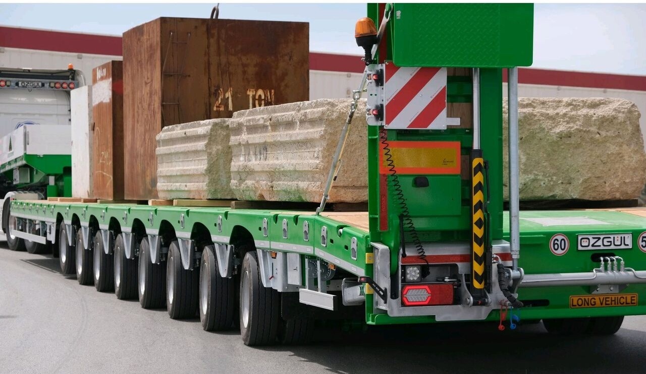 Új Pótkocsi mélybölcsős a következők szállításához nehézgépek Özgül 8 AXLE LOWBED SEMI TRAILER: 10 kép.