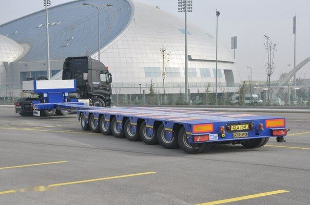 Új Pótkocsi mélybölcsős a következők szállításához nehézgépek Özgül 8 AXLE LOWBED SEMI TRAILER: 7 kép.