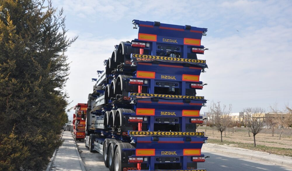 Özgül SKELATAL CONTAINER CHASSIS - Félpótkocsi cserefelépítményes: 4 kép. Özgül SKELATAL CONTAINER CHASSIS - Félpótkocsi cserefelépítményes: 4 kép.