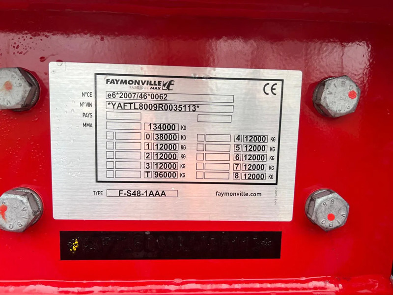 Új Félpótkocsi mélybölcsős Faymonville MultiMax F-S48-1AAA: 13 kép.