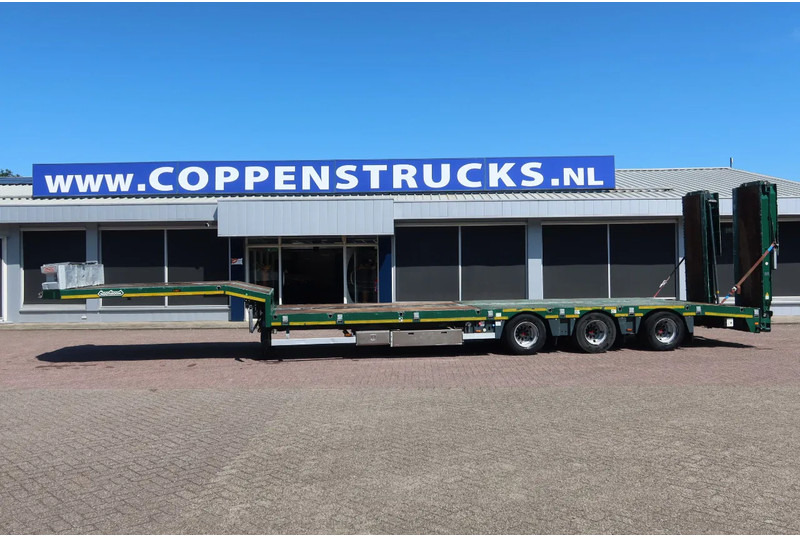 Nooteboom Semidieplader + Hydraulisch Rampen - Félpótkocsi mélybölcsős: 5 kép. Nooteboom Semidieplader + Hydraulisch Rampen - Félpótkocsi mélybölcsős: 5 kép.