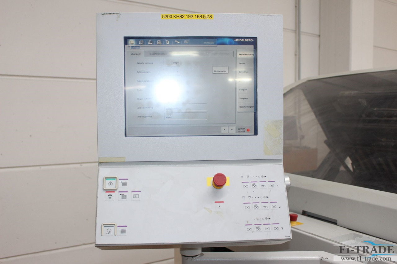 Heidelberg Stahlfolder KH82-4KTLL - Hajtógatógép: 5 kép. Heidelberg Stahlfolder KH82-4KTLL - Hajtógatógép: 5 kép.