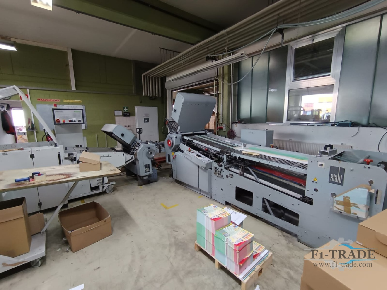 Heidelberg Stahlfolder TD66/6-4-2 - Hajtógatógép: 1 kép. Heidelberg Stahlfolder TD66/6-4-2 - Hajtógatógép: 1 kép.