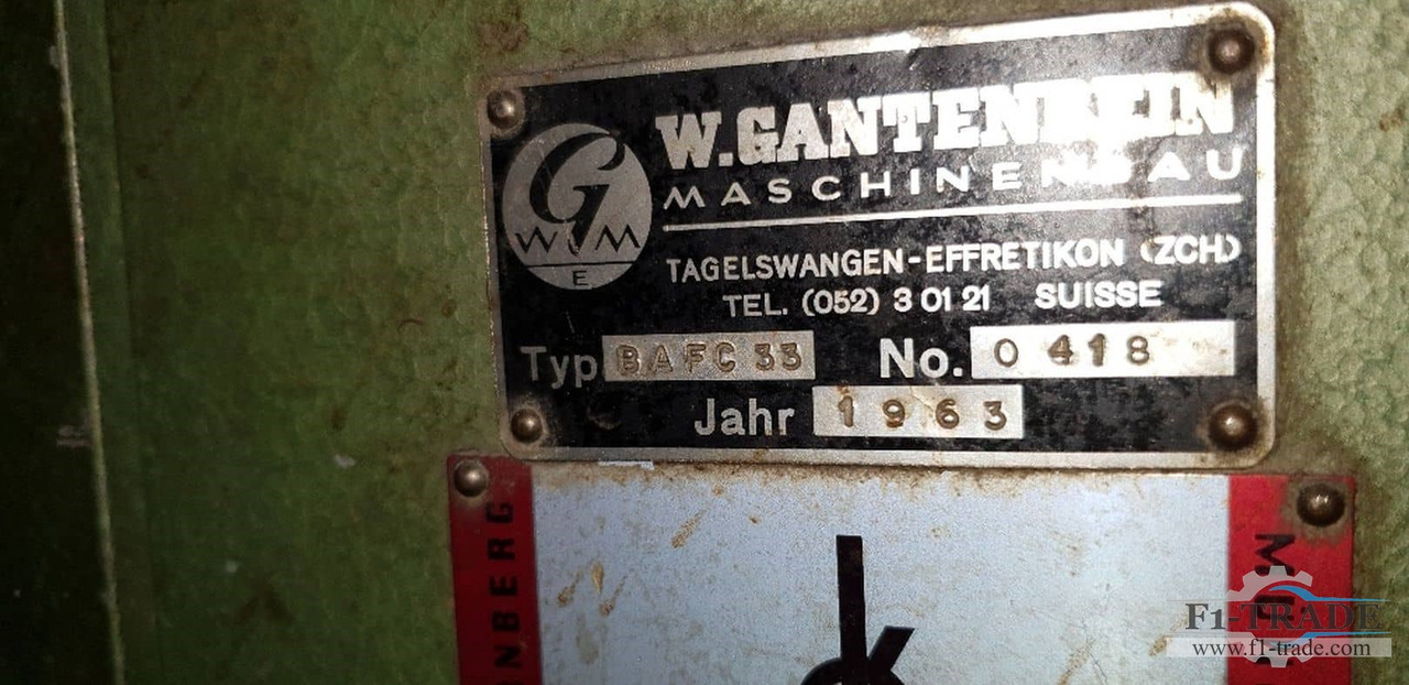 W. Gantenbein BAFC 33 - Spirálozógép: 4 kép. W. Gantenbein BAFC 33 - Spirálozógép: 4 kép.
