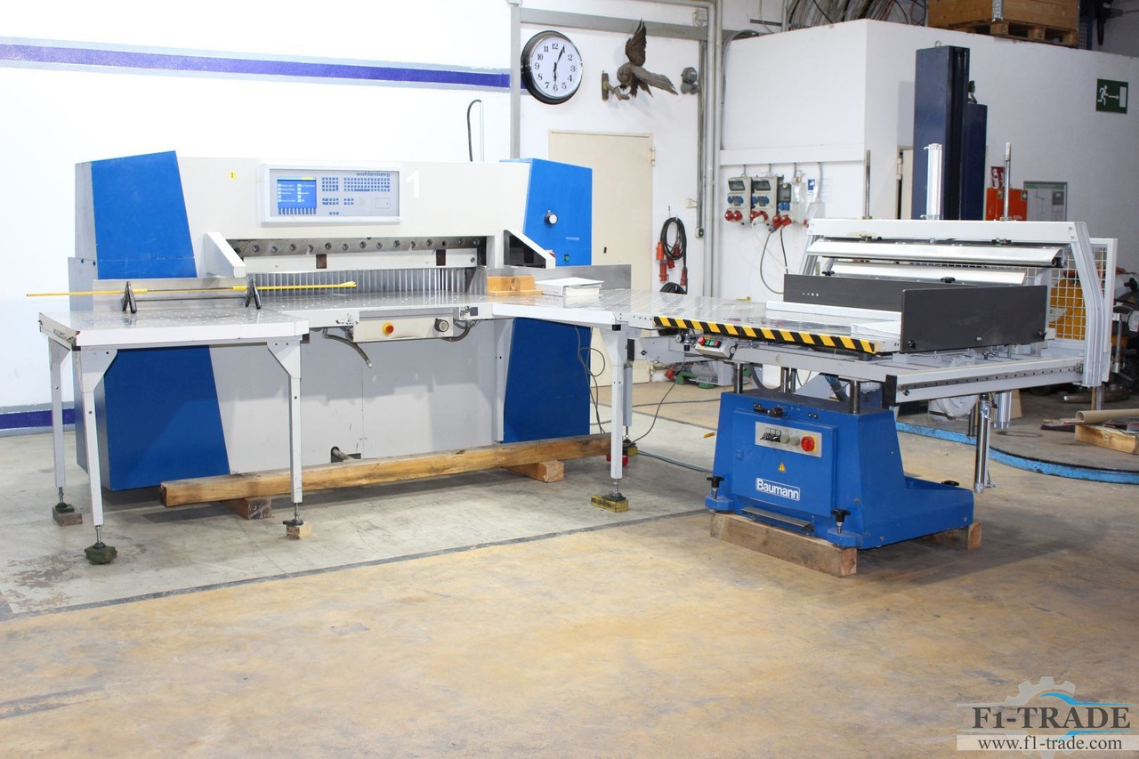 Wohlenberg 137 CUT-Tec - Papírvágó gép: 1 kép. Wohlenberg 137 CUT-Tec - Papírvágó gép: 1 kép.
