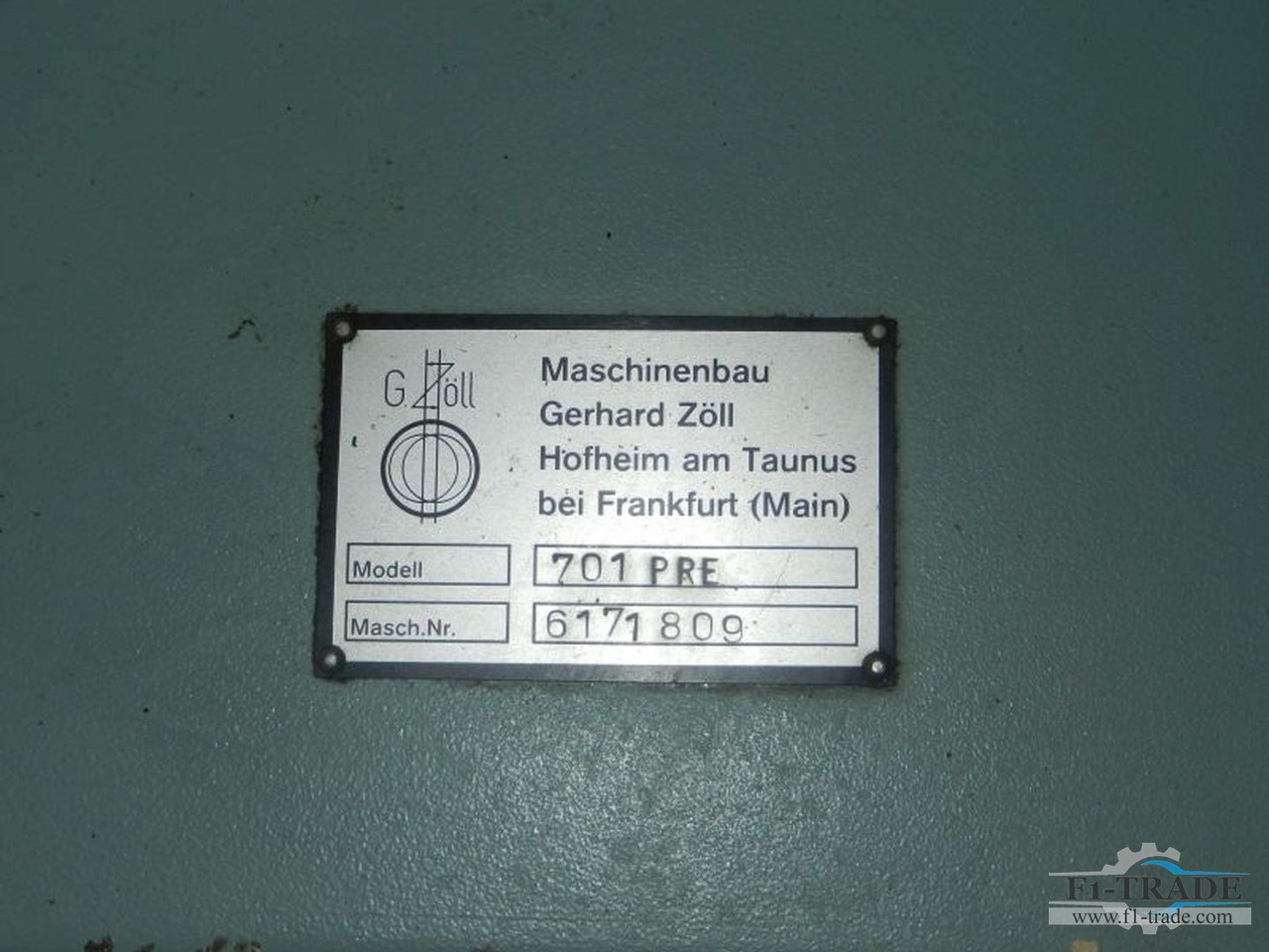 Hajtógatógép Zoell Diplomat 701 PC-PR: 6 kép.