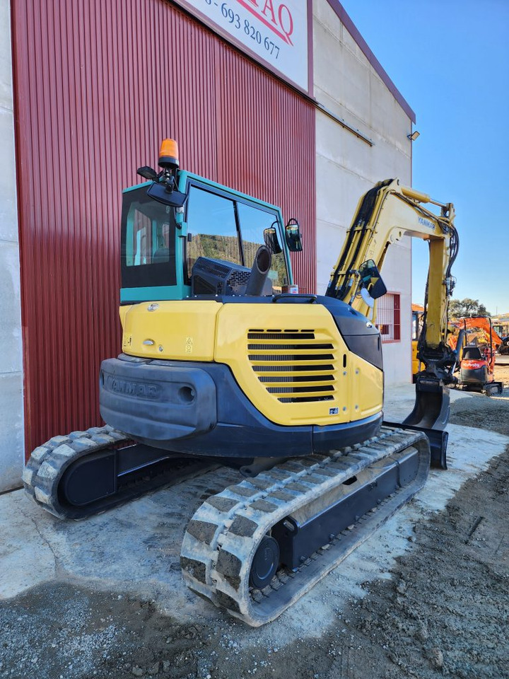YANMAR VIO80-1A - Minikotró: 5 kép. YANMAR VIO80-1A - Minikotró: 5 kép.