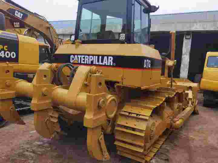 6-way Tilting Blade Caterpillar Crawler Bulldozer Cat D7G With Elevated Tracks Good Condition For Sale - Buldózer: 4 kép. 6-way Tilting Blade Caterpillar Crawler Bulldozer Cat D7G With Elevated Tracks Good Condition For Sale - Buldózer: 4 kép.