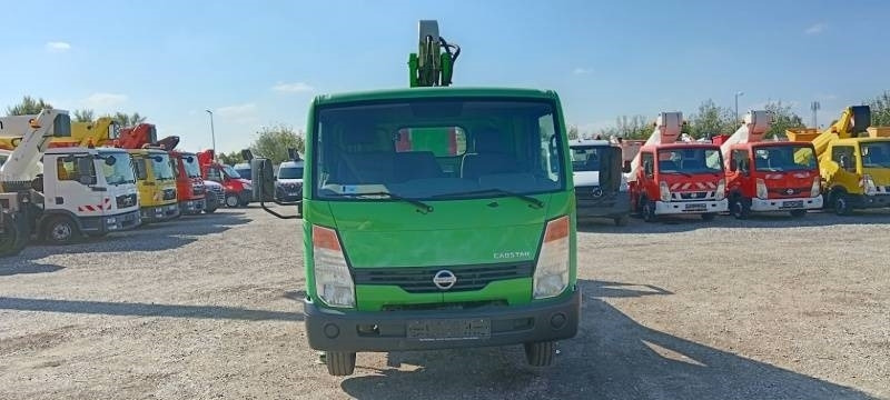 Nissan Cabstar Multitel 160 ALU DS - 16m - Emelőkosaras teherautó: 3 kép. Nissan Cabstar Multitel 160 ALU DS - 16m - Emelőkosaras teherautó: 3 kép.