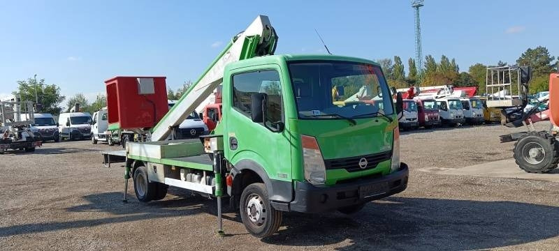 Nissan Cabstar Multitel 160 ALU DS - 16m - Emelőkosaras teherautó: 1 kép. Nissan Cabstar Multitel 160 ALU DS - 16m - Emelőkosaras teherautó: 1 kép.