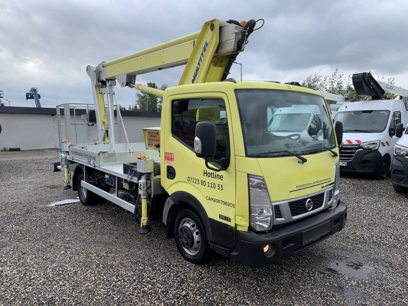 Nissan Cabstar Multitel MJ201 - 20,1m, 225kg  - Emelőkosaras teherautó: 1 kép. Nissan Cabstar Multitel MJ201 - 20,1m, 225kg  - Emelőkosaras teherautó: 1 kép.