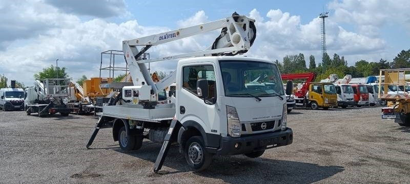 Nissan Cabstar Oil&Steel Snake 189 - 18 m, 225 kg - Emelőkosaras teherautó: 1 kép. Nissan Cabstar Oil&Steel Snake 189 - 18 m, 225 kg - Emelőkosaras teherautó: 1 kép.