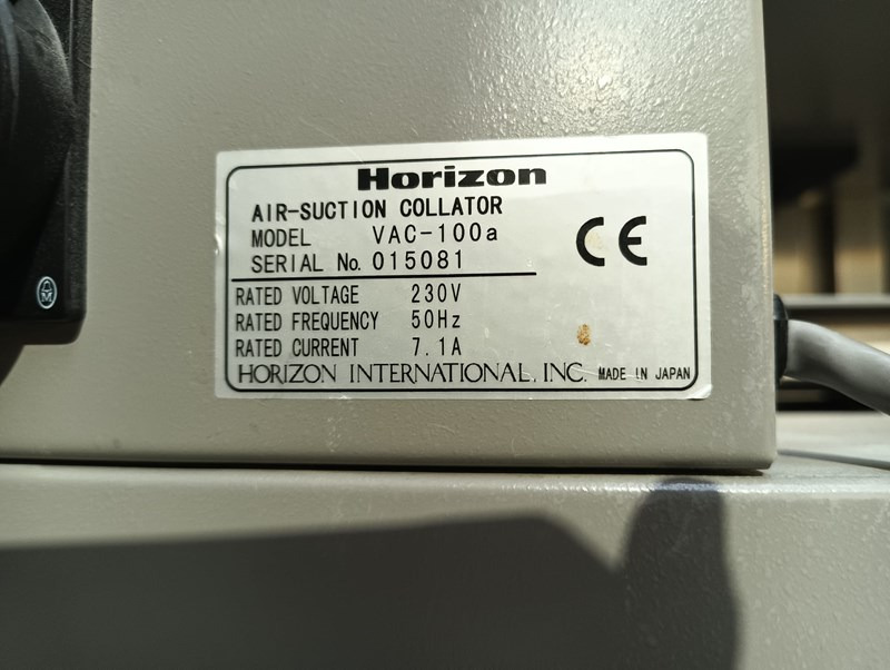 Horizon VAC-100a - Nyomdagép: 5 kép. Horizon VAC-100a - Nyomdagép: 5 kép.