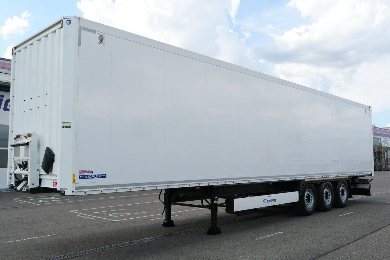 Krone SD 27/ DOPPELSTOCK / ZURRLEISTE / TOP /mehrfach - Félpótkocsi dobozos: 4 kép. Krone SD 27/ DOPPELSTOCK / ZURRLEISTE / TOP /mehrfach - Félpótkocsi dobozos: 4 kép.