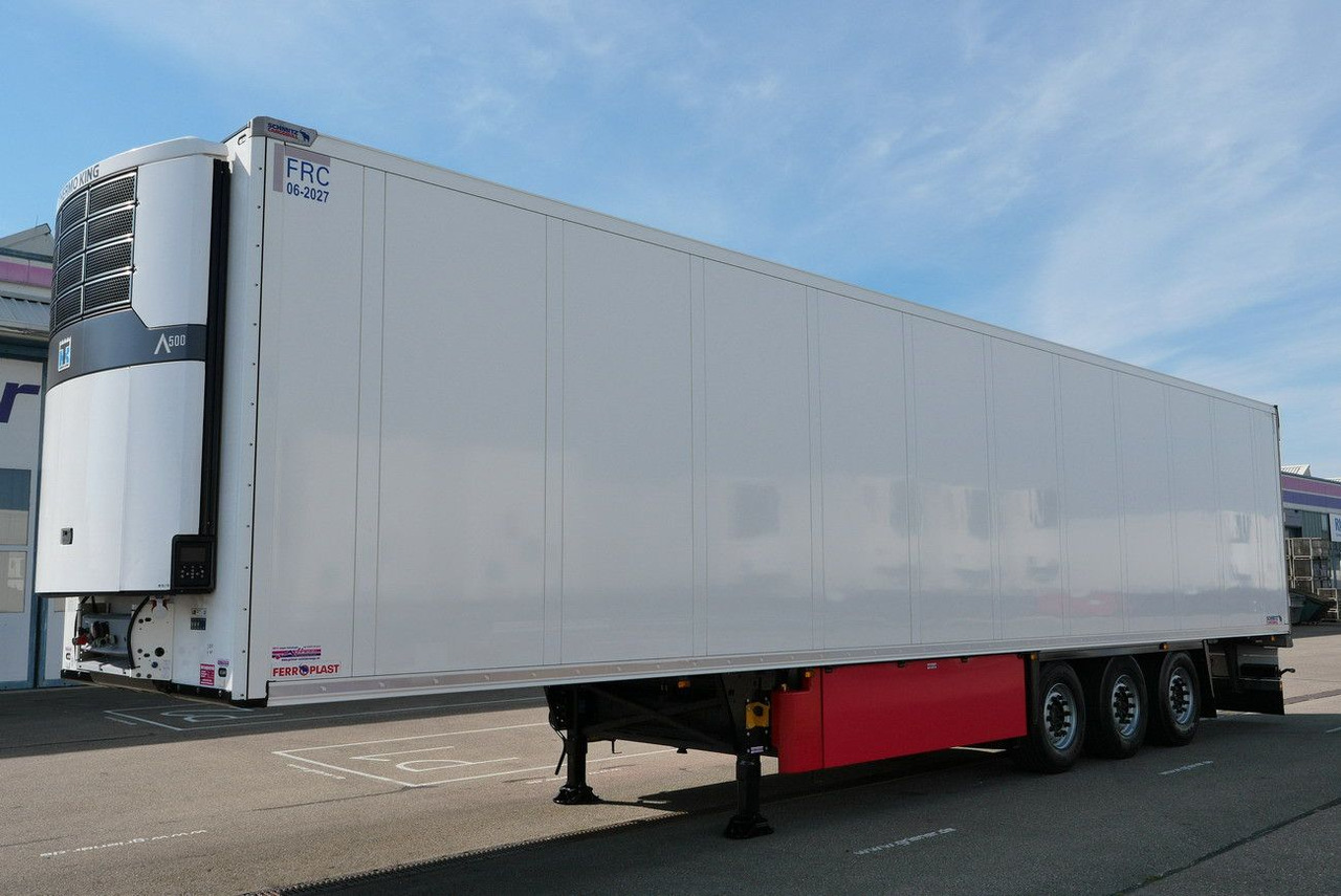 Schmitz Cargobull SKO 24/DOPPELSTOCK BLUMEN TK A500 DRP FP 45 - Félpótkocsi hűtős: 3 kép. Schmitz Cargobull SKO 24/DOPPELSTOCK BLUMEN TK A500 DRP FP 45 - Félpótkocsi hűtős: 3 kép.