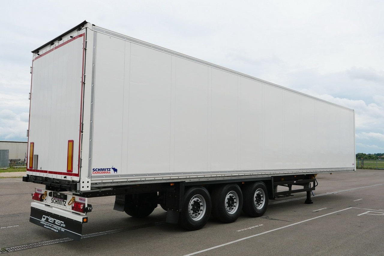 Schmitz Cargobull SKO 24/DOPPELSTOCK/ZURRLEISTE /ZURRINGE - Félpótkocsi dobozos: 2 kép. Schmitz Cargobull SKO 24/DOPPELSTOCK/ZURRLEISTE /ZURRINGE - Félpótkocsi dobozos: 2 kép.