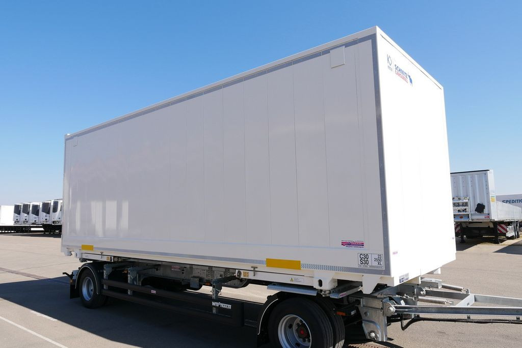 Schmitz Cargobull WKSTG 7,45 /STAHLKOFFER / TEXTIL / DOPPELSTOCK - Pótkocsi dobozos: 5 kép. Schmitz Cargobull WKSTG 7,45 /STAHLKOFFER / TEXTIL / DOPPELSTOCK - Pótkocsi dobozos: 5 kép.