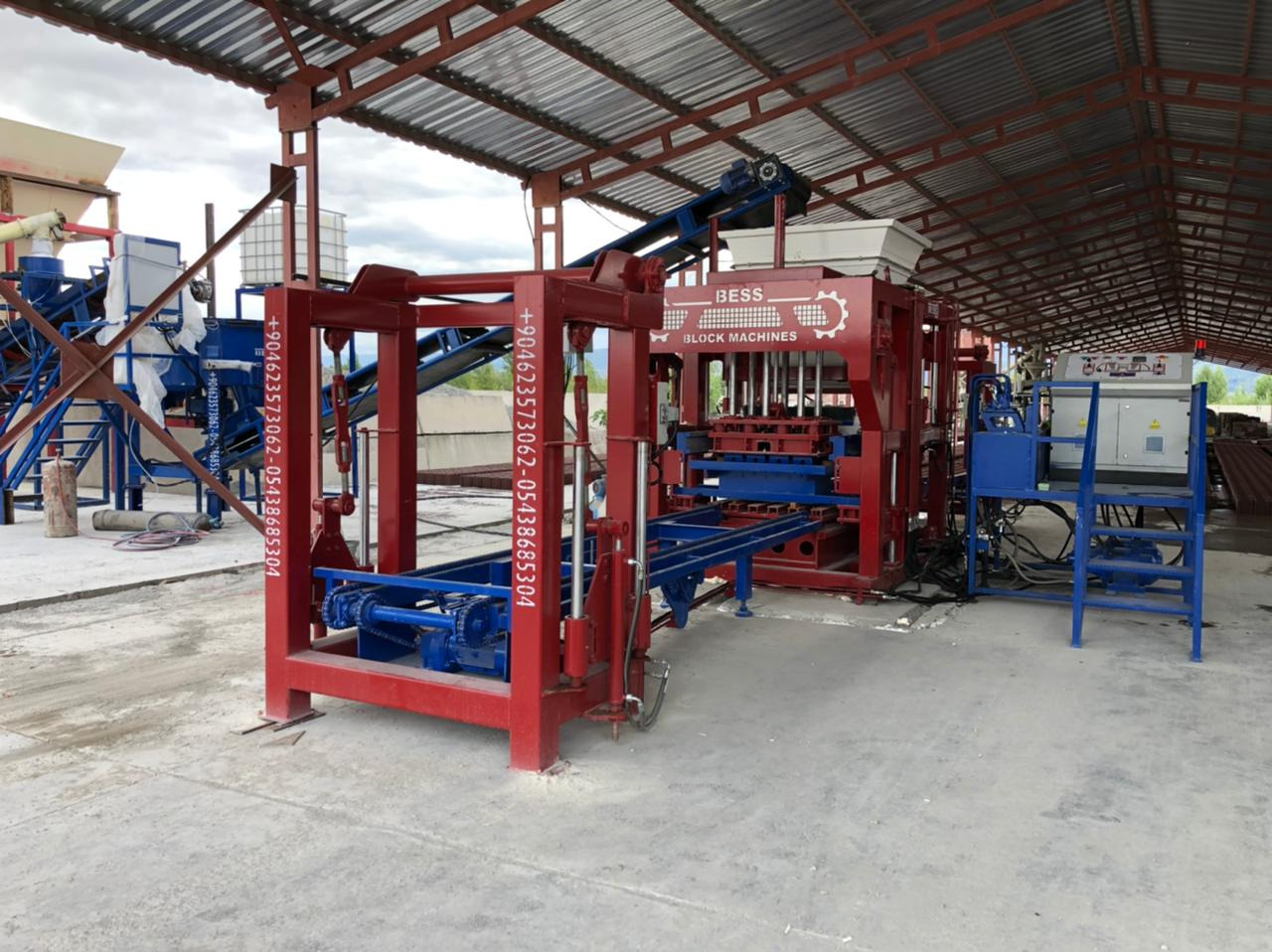 Block Making Machine | PRS-400 Automatic - Betonelem gyártó gép: 5 kép. Block Making Machine | PRS-400 Automatic - Betonelem gyártó gép: 5 kép.