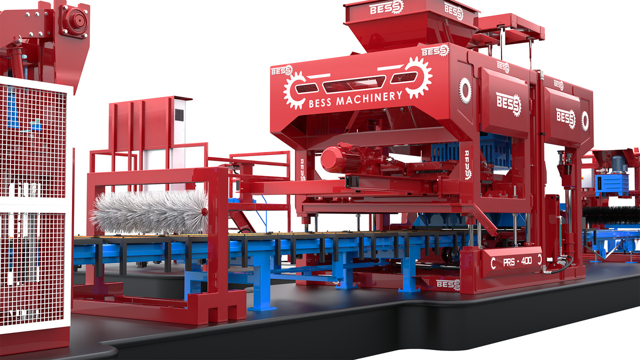 Új Betonelem gyártó gép Concrete Block Machine | PRS-400 Fully Automatic: 7 kép.