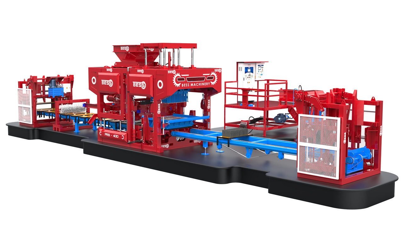 Új Betonelem gyártó gép Concrete Block Machine | PRS-400 Fully Automatic: 5 kép.