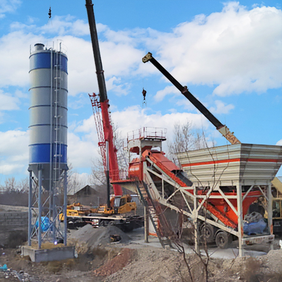 Mobile Concrete Batching Plant - Betonüzem: 5 kép. Mobile Concrete Batching Plant - Betonüzem: 5 kép.