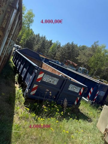 Abrollcontainer Stahl 20-24 m³/Heckklappe - Multiliftes konténer: 3 kép. Abrollcontainer Stahl 20-24 m³/Heckklappe - Multiliftes konténer: 3 kép.