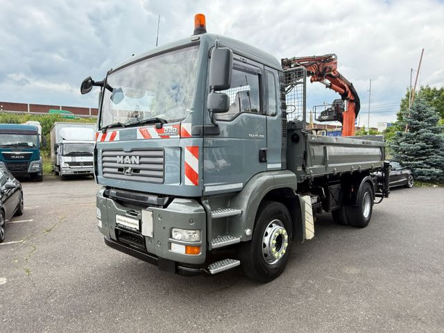 MAN TGA 18.350 Kran Terex - Billenőplatós teherautó, Darus autó: 2 kép. MAN TGA 18.350 Kran Terex - Billenőplatós teherautó, Darus autó: 2 kép.
