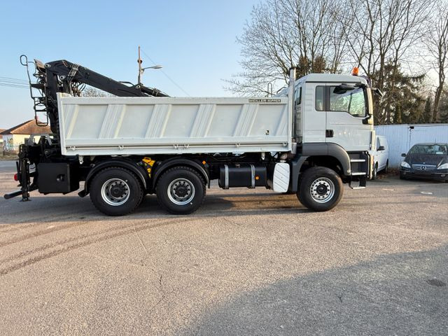 MAN TGS 26.400 Kipper mit Kran Jonsered 6x4 - Billenőplatós teherautó: 5 kép. MAN TGS 26.400 Kipper mit Kran Jonsered 6x4 - Billenőplatós teherautó: 5 kép.